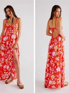 Free People Wisteria Maxi Dress Medium